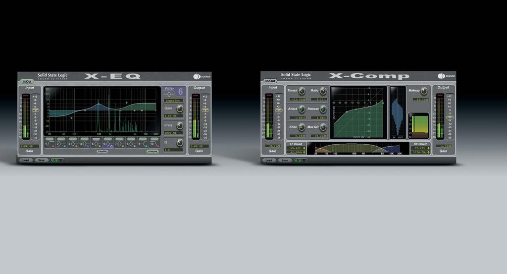 X-EQ X-Comp The essential EQ toolkit. Cut, boost and craft stunning results. The new face of dynamics processing. Mastering-grade compression.
