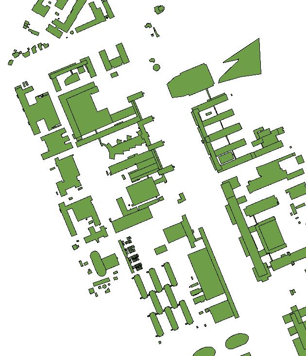 3D model of the TU Delft campus Simplest