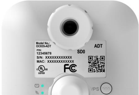 Using WPS to Wirelessly Enroll the Camera One of the new features of the OC835-ADT is that it supports wireless Pulse enrollment using the Wi-Fi Protected Setup (WPS) with PIN method.