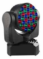 MAC 101 The MAC 101 is a remarkably small, super light and easy-to-use LED moving head wash light with an amazingly bright beam for such a compact luminaire.