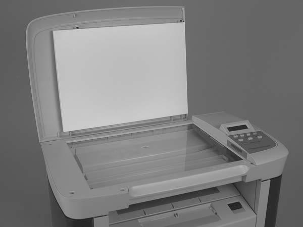 Scanner lid 1. Open the scanner lid. Figure 5-7 Remove the scanner lid (1 of 2) 2.