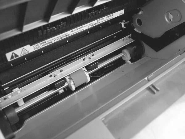 Pickup roller 1. Remove the print cartridge and locate the pickup roller. See Print cartridge on page 65.