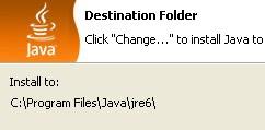 default folder and click Next.