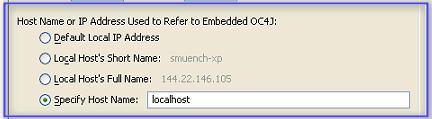 server by selecting the Run Terminate > Embedded OC4J Server. Next, select the Tools Embedded OC4J Server Preferences.