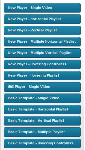 Creating and Customizing Playlists and Players Designing and Configuring a Player Use the Studio tab to create configurations and design players and playlists.