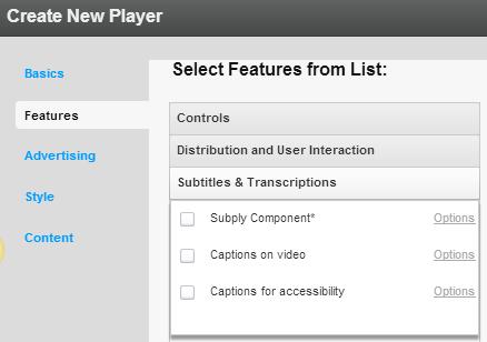 Creating and Customizing Playlists and Players Subtitles and