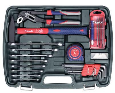 The 65 piece tool case offers a wide