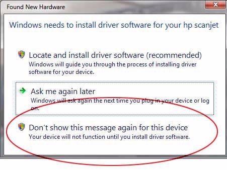 After clicking ʺYesʺ, the Windows Vista Found New Hardware wizard may prompt you to install driver software for your GPU.