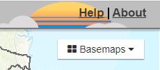 The website contains more information about this project. Basemap Switcher The widget allows you to change the basemap of your map. The topographic basemap is displayed by default.