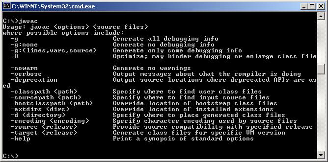 DiveIntoSunONE.fm Page 204 Tuesday, September 24, 2002 8:49 AM 204 Sun ONE Integrated Development Environment Chapter 5 prompt choose Run... from the Start menu and enter cmd.