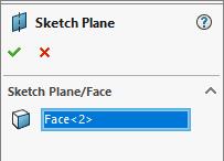 Click Sketch6 in the Feature Manager and click Edit