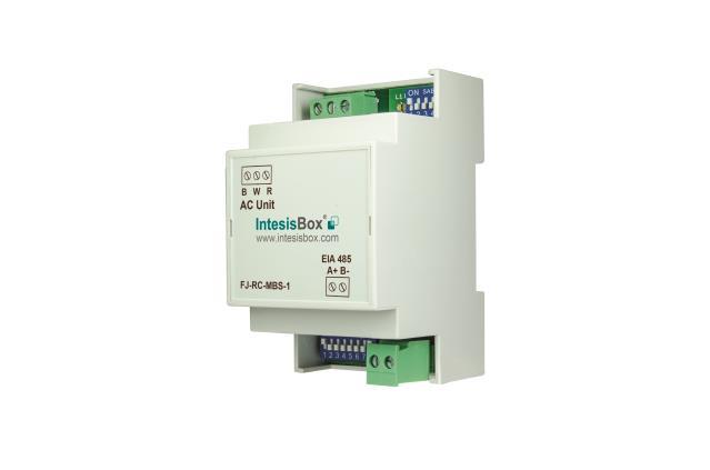 1. Presentation The FJ-RC-MBS-1 interfaces allow a complete and natural integration of Fujitsu air conditioners into Modbus RTU (EIA- 485) networks. Reduced dimensions. 93 x 53 x 58 mm 3.7 x 2.1 x 2.