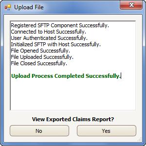 Click on the Check for Errors button. 5. If the analyzed report states there are errors, return to the claim and correct errors.