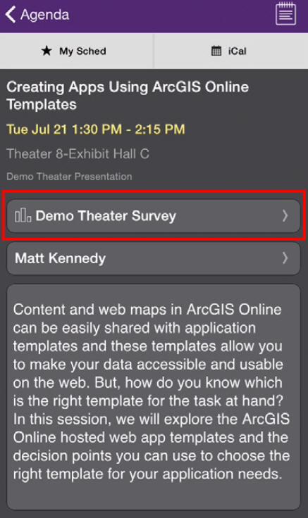 Thank you Please fill out the session survey in your mobile app Search Creating Apps Using ArcGIS Online Templates - Use