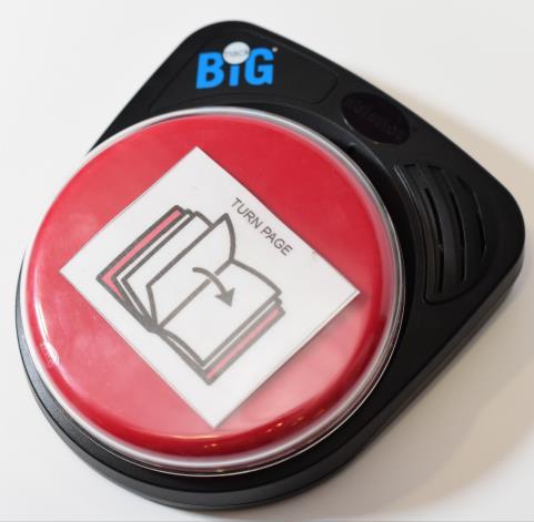 BIG MACK SWITCH - RECORD A MESSAGE Single message communication device that allows up to two minutes of recordable time.