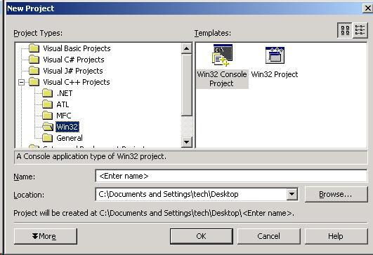 Figure 1a Microsoft Development Environment Start Page is not displayed. 2. Creating a project - Selecting a Project Type Click on the New Projects button in the Start Page view (Fig.