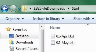 This is the folder where we store our Text File data and we only put.txt files in this folder. Each file contains the Sales Data for a single month.