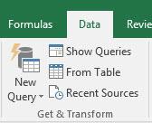 We can convert the table of data to an Excel Table by clicking in a single cell and using the keyboard Ctrl + T.