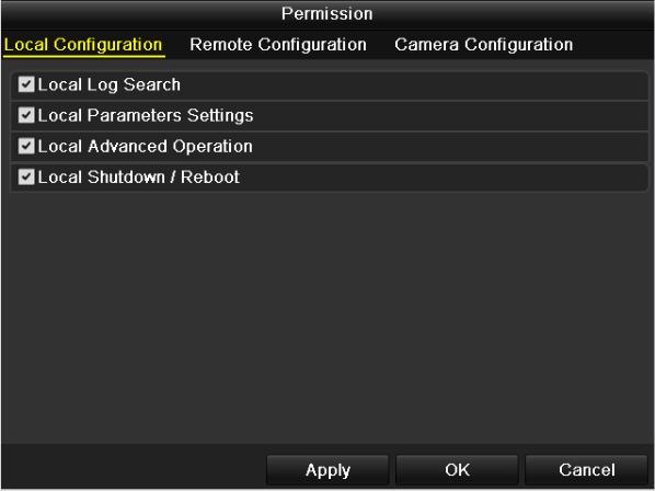 Local Configuration Local Log Search: Searching and viewing logs and system information of DVR.