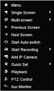 Adjust the screen layout by choosing from the dropdown list. Switch to the previous screen. Switch to the next screen. Enable/disable the auto-switch of the screens.