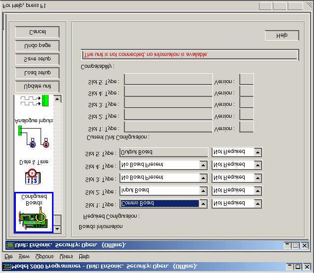 Setup Pages In the following sections the different setup pages are presented.