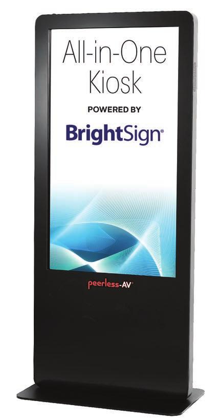 This totem unit includes a 55 LCD panel with 6 points of simultaneous touch interaction and is the ideal solution for a variety of digital signage applications, such as retail, commercial, public