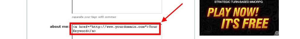 com">your Keyword</a> To see the public view of your anchor text, click on your