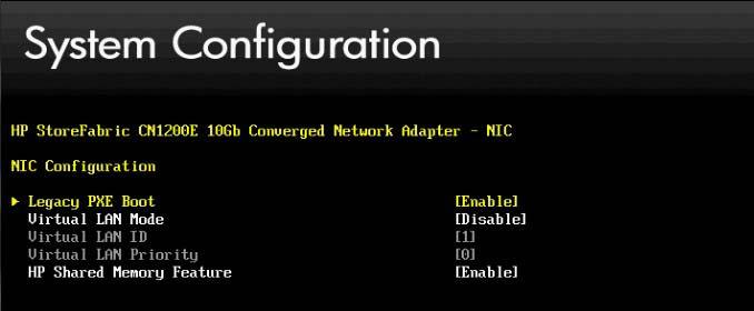 11. Configuring UEFI for Ethernet Starting the Emulex NIC Configuration Utility 141 Configuring Legacy PXE Boot This feature is available for HP adapters in HP systems only.