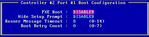 Appendix G. Configuring PXE Boot for NIC on Dell OCe14000-based Systems Setting Up a PXE Bootable Network 300 Configuring Boot Options To view the Boot Configuration screen: 1.