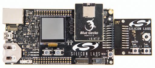 Compiling and Installing Firmware Connect Blue Gecko Wireless Starter Kit to your PC via USB Turn the Power swtich to