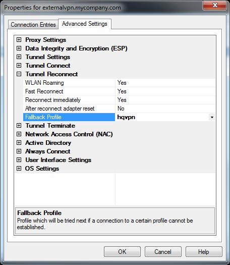 3. In the Tunnel Connect section, set Enable VPN Tunnel Probing to Yes. This setting ensures that the client will always use the fastest available gateway. 4.