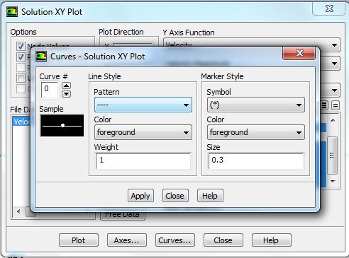 Click Curves > Change the Pattern to the pattern seen