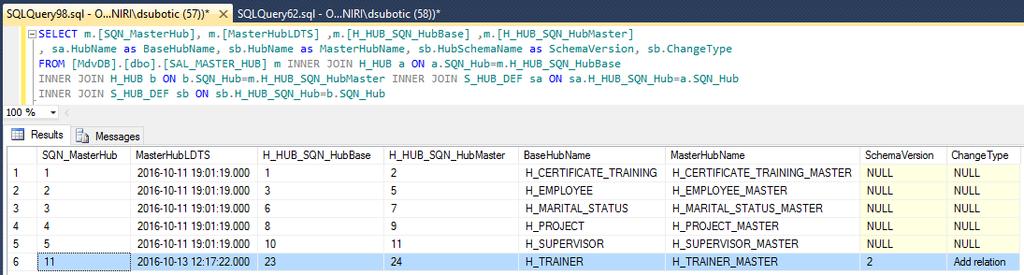 system using Microsoft SQL Server 2012 Integration Services (SSIS) and SQL Server data Tool for Visual Studio 2012 for extracting, loading and transforming the data between specific databases.