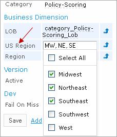 Enter or select the desired values from the drop-down list and click Save.