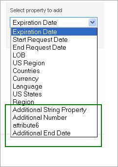 Using Repository Editor Figure 116: Customer properties in the list of properties Add Customer properties in the same way as described in Adding
