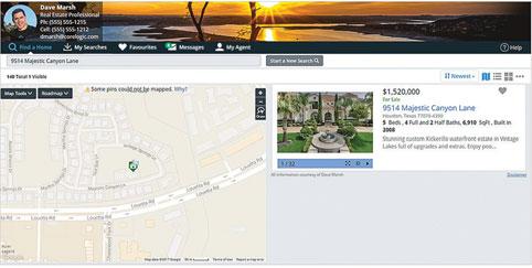 From the modal pop-up, select the criteria for the properties that you would like to search. Click the, "Apply" button.