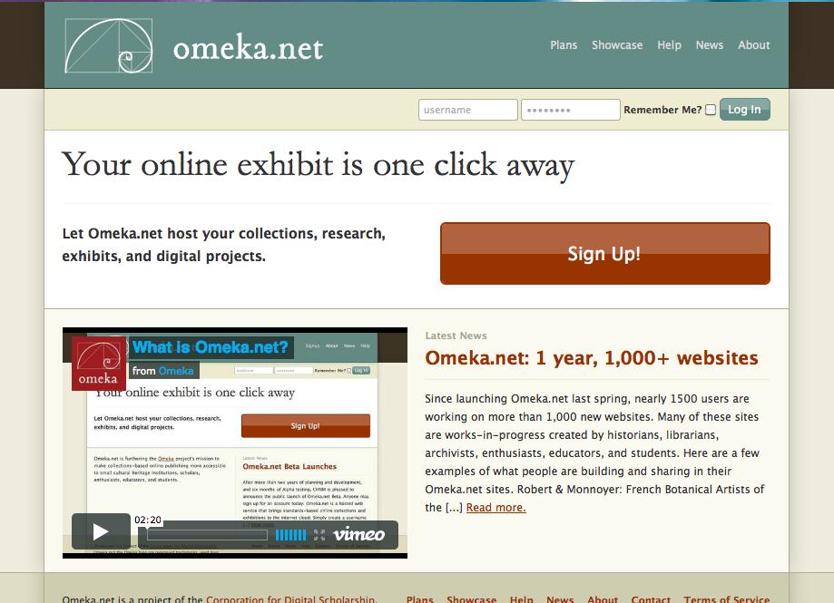 The Value of Omeka There is a plethora of software products to help libraries, archives and museums compile lists of records describing their objects.