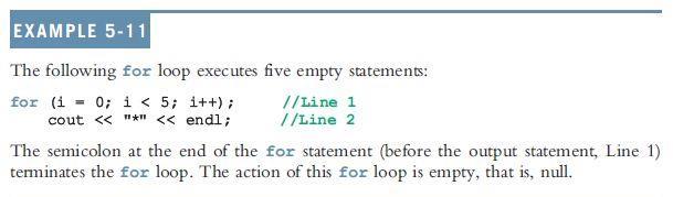 for Loop (cont d.