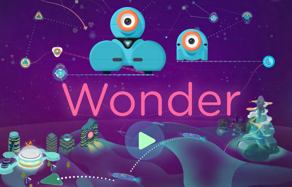 Wonder makes robotics as delightful as finger painting. A picture based language built for kids, Wonder is the coding canvas that gives kids the joy of creativity as they bring Dash & Dot to life.