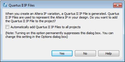 12. Click Yes. Import the created symbol to the schematic of your project Follow the instructions in Chapter 6, Importing symbols to the schematic file, of this document.