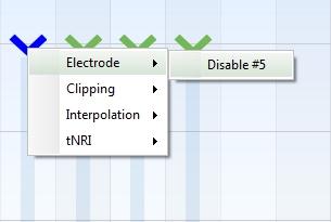 How To The electrode(s) will become shaded, indicating that they have been disabled.