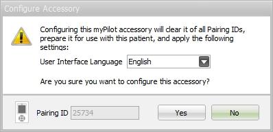 How To Set Up mypilot with Pairing ID for a Specific Patient Open the Patient, click on the mypilot icon click on Configure.