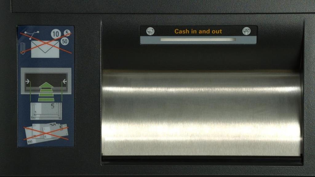 Standard ATMs: A standard ATM has a note compartment that is shaped like a horizontal slot and is two fingers width in height.