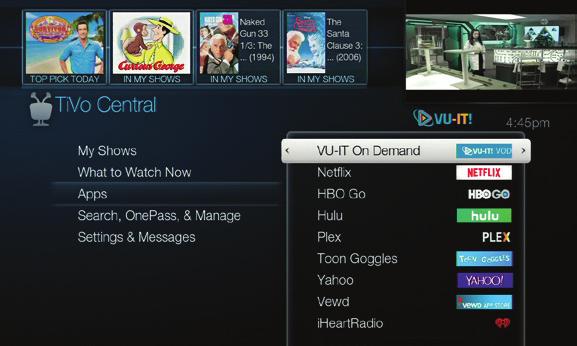 My Shows All the shows recorded by your TiVo, including podcasts and downloaded shows, appear on the My Shows screen.