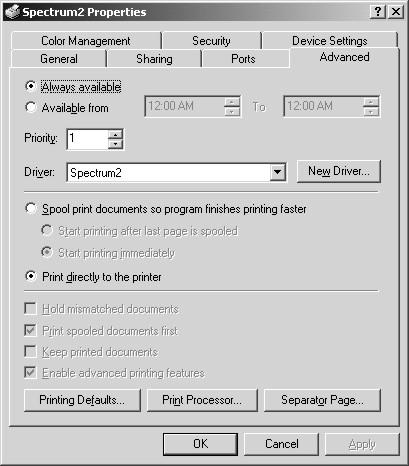 For Auto setting: use Auto Checkbox to set Strobe to Auto. When checked, printer will use factory default settings that should work with most standard CD discs.