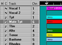 Naming Tracks If you start with an empty Arrange Window (with no Tracks), and create a new Track, it gets the name Track 1. Next time you create a New Track, this gets the name Track 2 and so on.