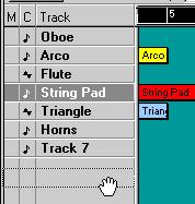Duplicating Tracks You may make a copy of a Track and all Parts on it. 1.