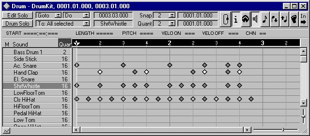 What can I do with the MIDI Editors? When you record MIDI data, you fill Parts with notes and other MIDI Events.