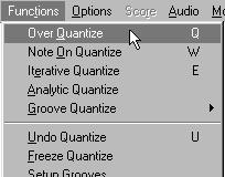 Over Quantize This is a very musical version of the standard auto correct quantize.
