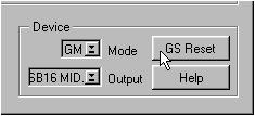 your instrument in and out of General MIDI mode. Click on the button to send the command that is currently shown to your instrument.